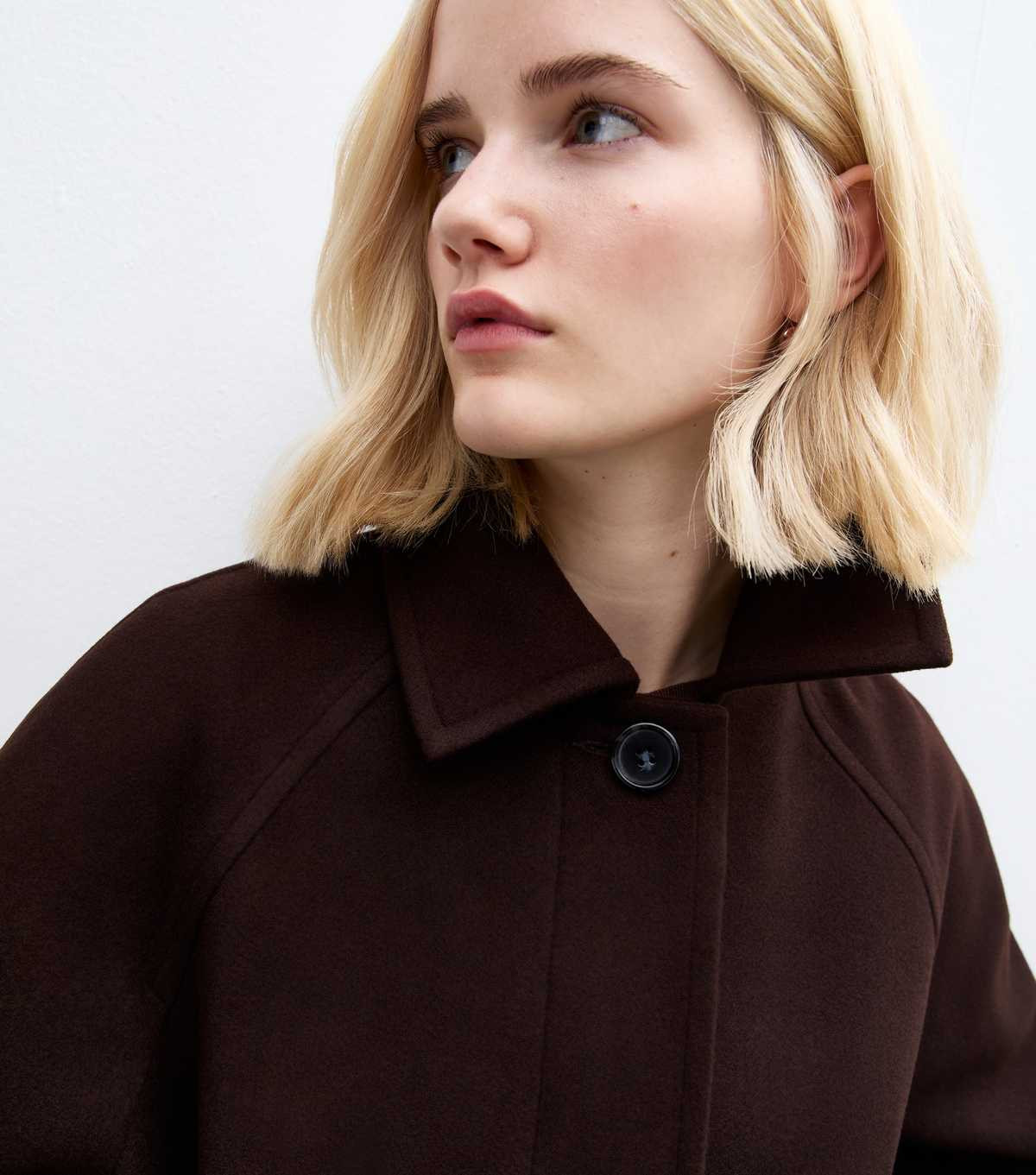 Brown Longline Belted Trench Coat
						
						Add to Saved Items
						Remove from Saved Items | New Look (UK)