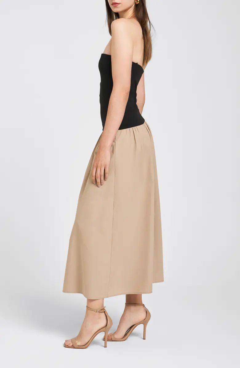 Kierstin Strapless Midi Dress | Nordstrom