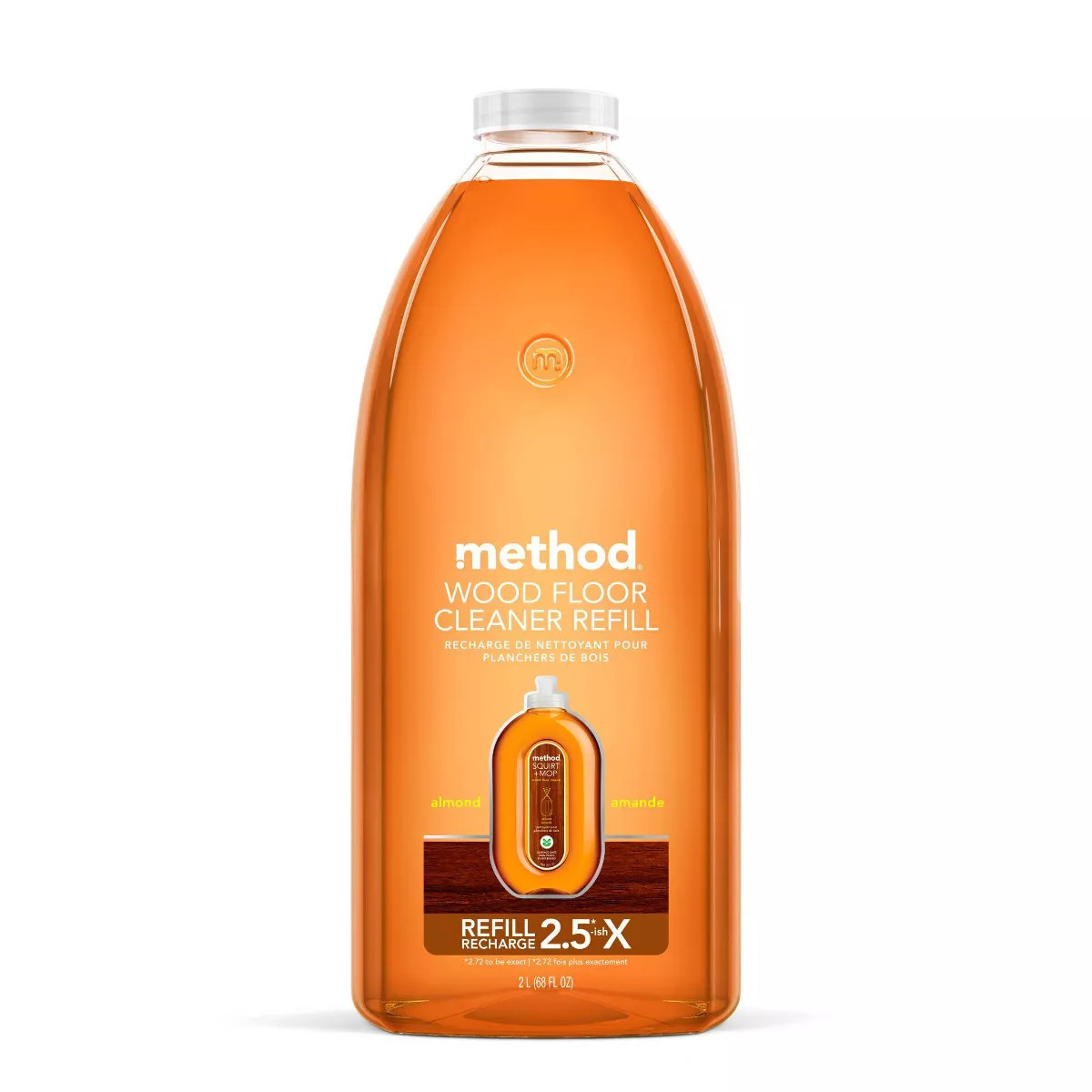 Method Almond Cleaning Products Wood Floor Cleaner Refill - 68 fl oz | Target