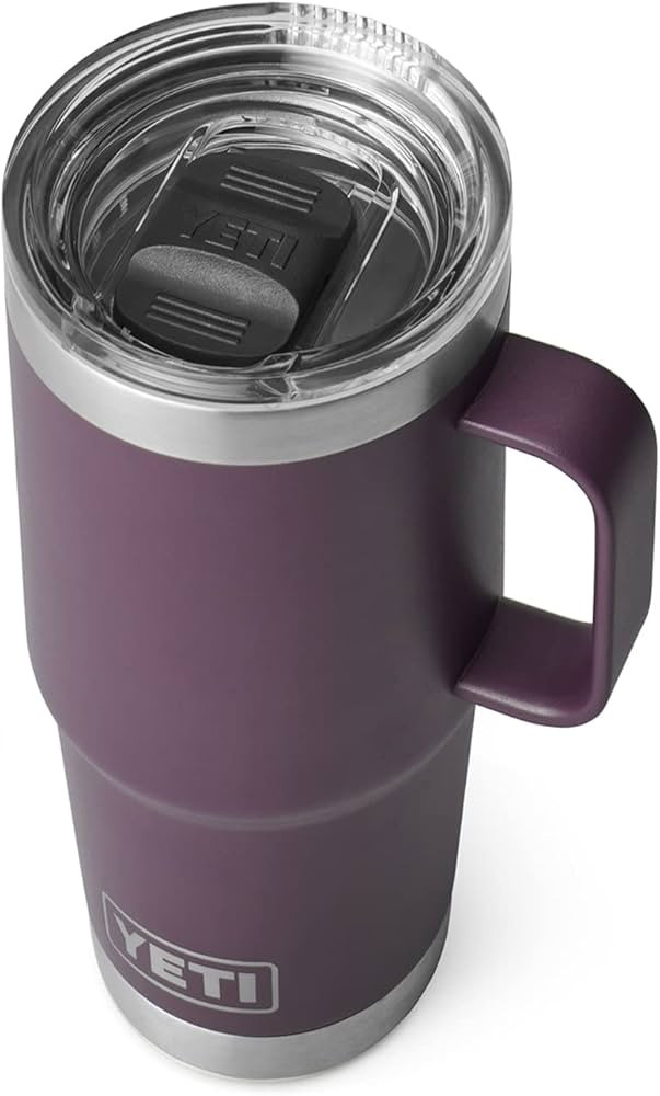 YETI Rambler 20 oz Travel Mug, Stainless Steel, Vacuum Insulated with Stronghold Lid, Nordic Purp... | Amazon (US)