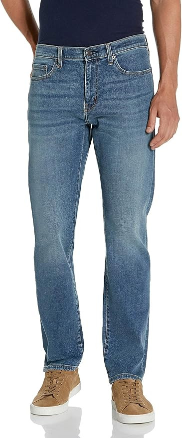 Amazon Essentials Men's Straight-Fit Stretch Jean - Discontinued Colors | Amazon (US)