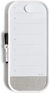 U Brands Modern Bevel Dry Erase Weekly Calendar with Bulletin Strip, Office Supplies, with Marker... | Amazon (US)