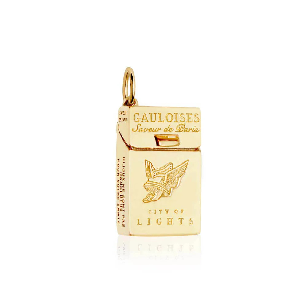 French Cigarette Charm | Gold Vermeil | Jet Set Candy (US)