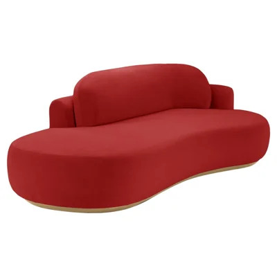 Naked 96" Armless Curved Sofa | Perigold