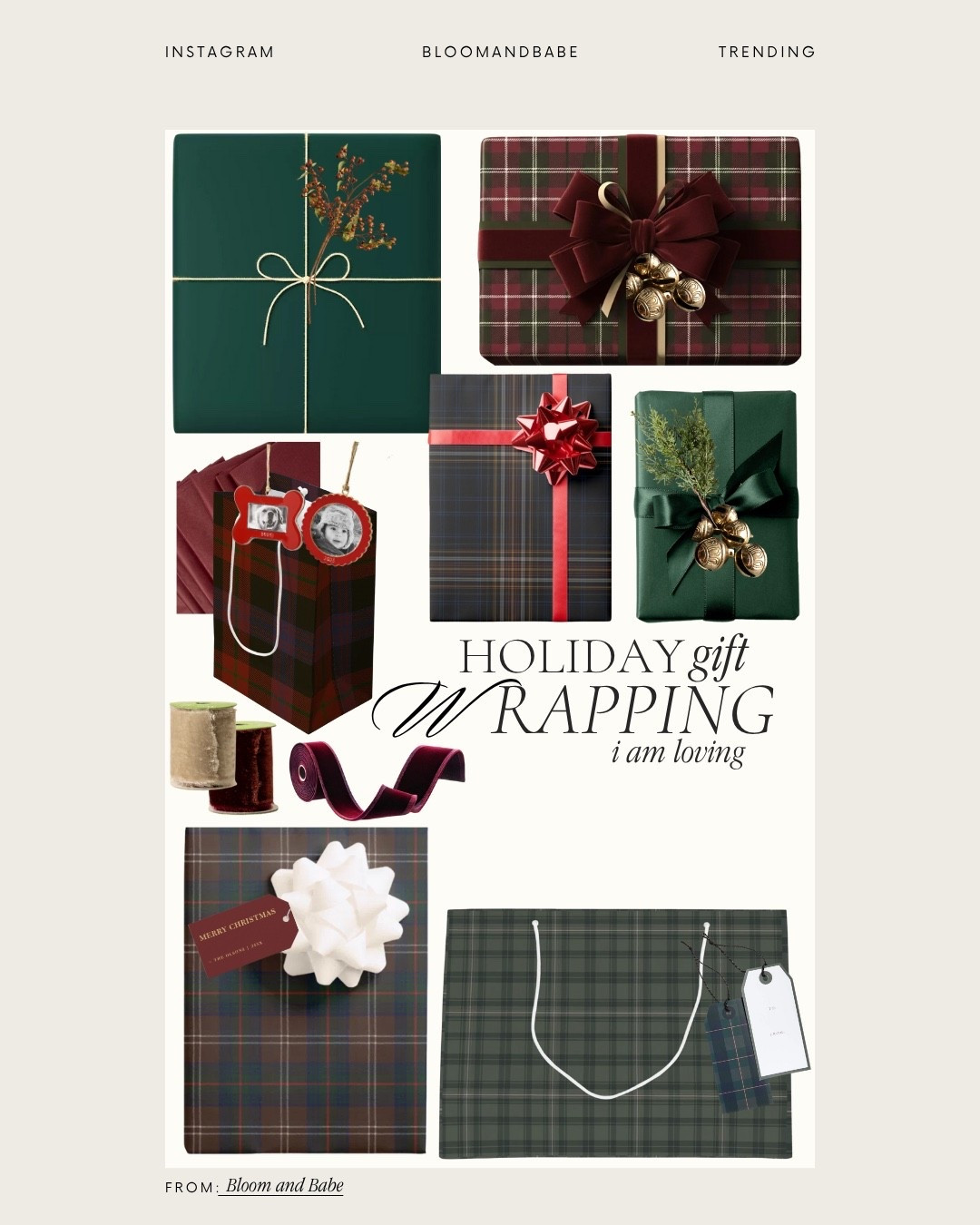 Holiday wrapping is where the magic begins, so I saved the prettiest finds for creating those effortless, elevated packages we all love. 

#LTKStyleTip 

#LTKHoliday #LTKSeasonal