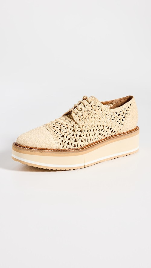 Borril Woven Platform Oxfords | Shopbop