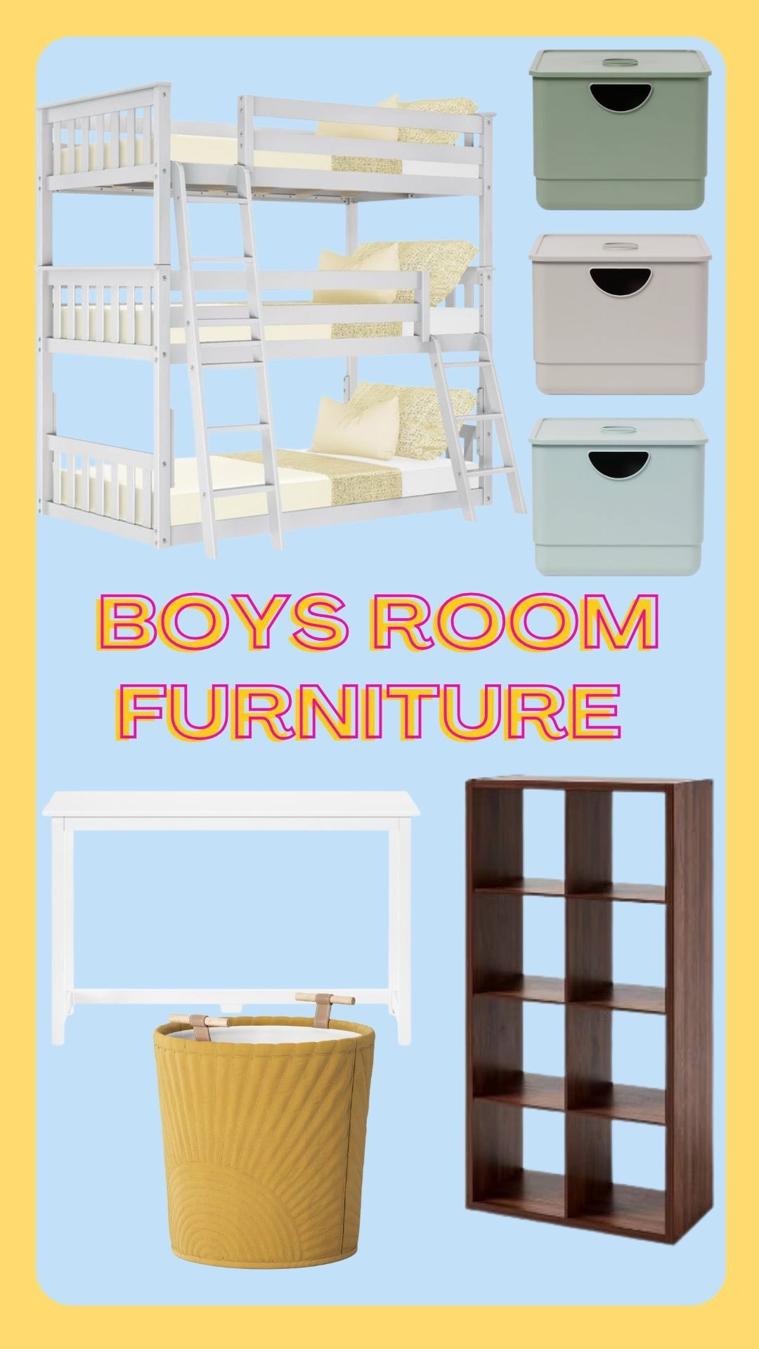 Boys room furniture and storage! The bed and desk are currently up to 35% off

#LTKKids #LTKHome #LTKSaleAlert