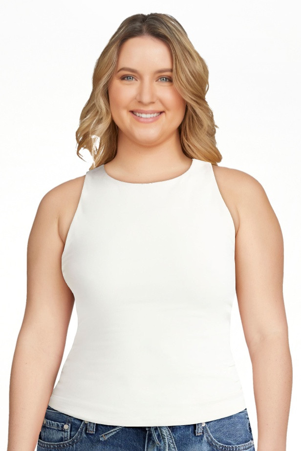Scoop Women's High Neck Contour Tank Top, Sizes XS-XXL | Walmart (US)