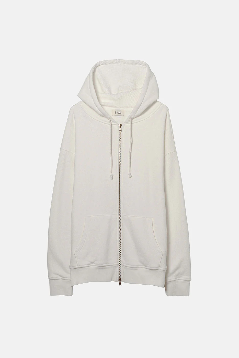 CORE ZIP HOODIE VINTAGE WHITE / XS | Elwood Clothing