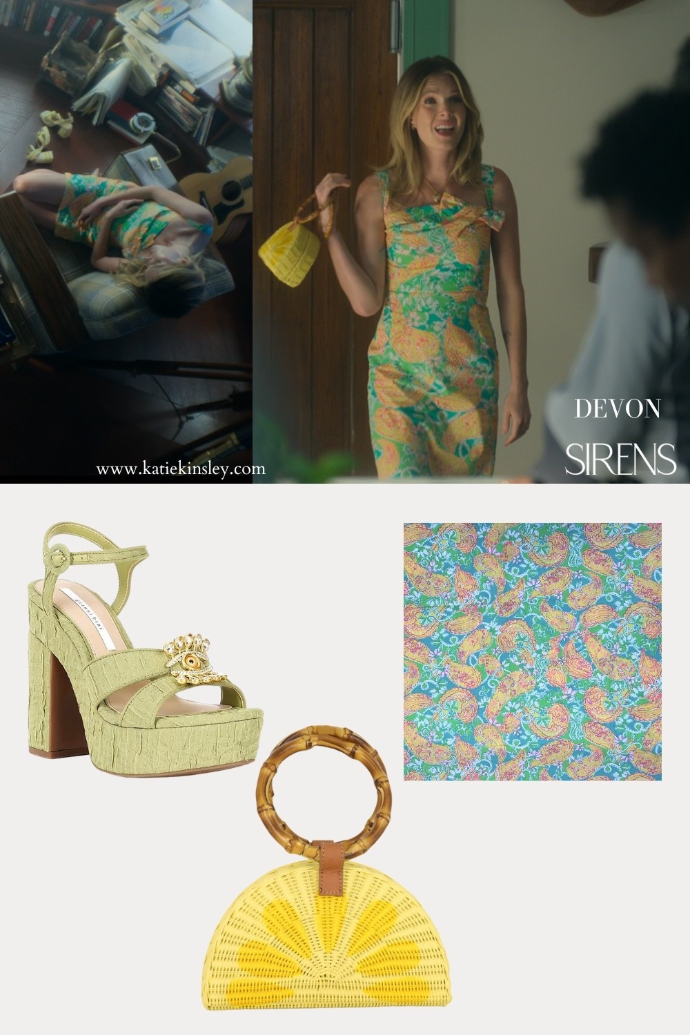 Netflix Sirens: Devon wearing green floral dress

#LTKShoeCrush #LTKStyleTip