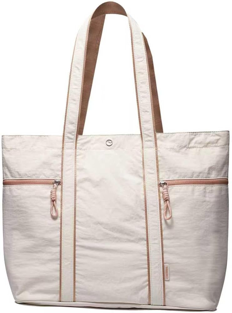 Large Tote Bag for Women Nylon Shoulder Bags for Women Lightable Shoulder Purses Gym Tote for Tra... | Amazon (US)