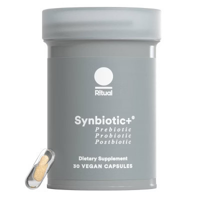 Ritual Synbiotic+ - Probiotic, Prebiotic, Postbiotic, 3-in-1 Formula for Gut Health and Digestive Support Vegan Capsules - Mint Essenced - 30ct | Target