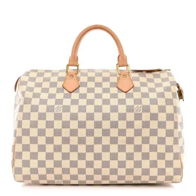 FASHIONPHILE Louis Vuitton Speedy 30 Damier Azur -FINAL SALE NO RETURNS, White | Belk