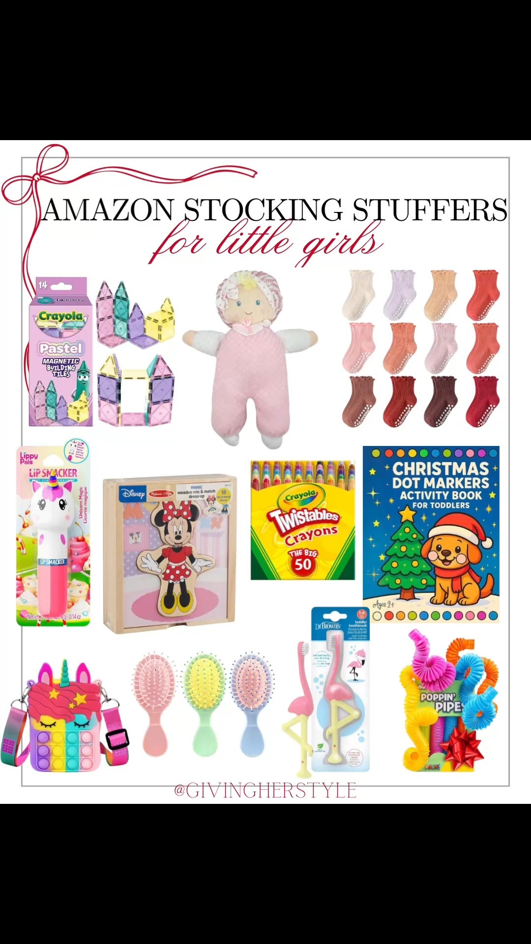 Little girl stocking stuffer ideas from Amazon! 
Toddler stocking stuffers, kids stocking stuffers, stocking stuffers for girls, stocking stuffers for toddler girls, Christmas, amazon finds, gift guide, gifts for kids, gifts for girls

#LTKBaby #LTKKids #LTKGiftGuide