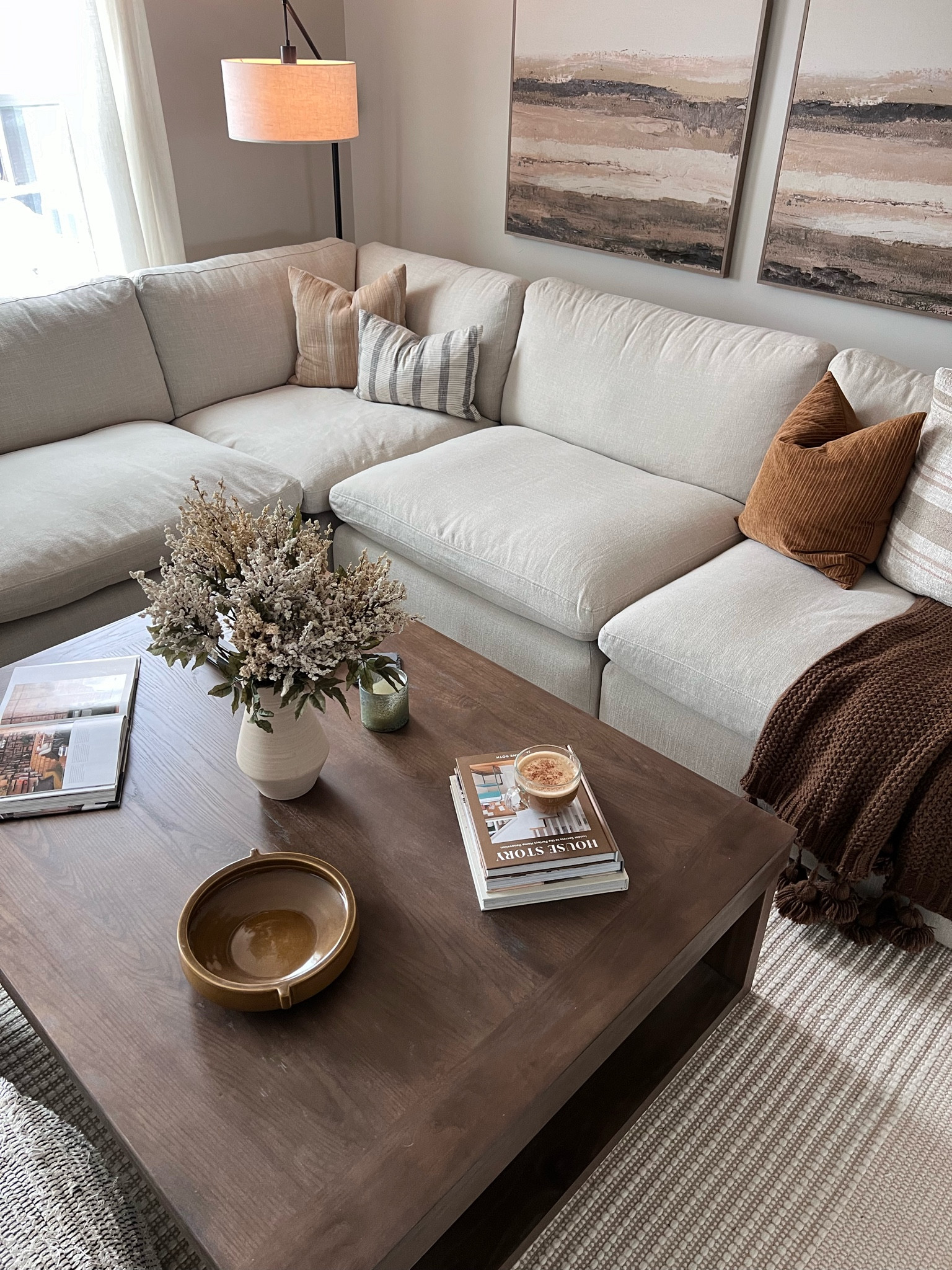 Having a cozy home full of timeless pieces isn’t talked about enough. This couch + coffee table are some of my favorite purchases that I know will be with me for a very long time! :)

#LTKMostLoved #LTKhome #LTKsalealert