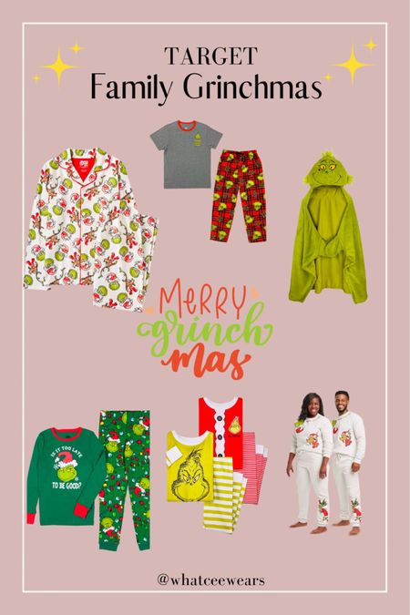 Target family Christmas 
Grinch pajamas 
Grinchmas



#LTKHoliday #LTKmidsize #LTKfamily