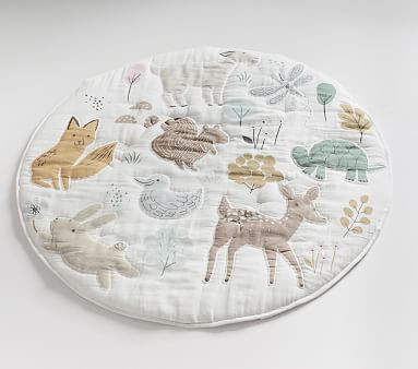 Dakota Woodland Muslin Travel Play Mat | Pottery Barn Kids