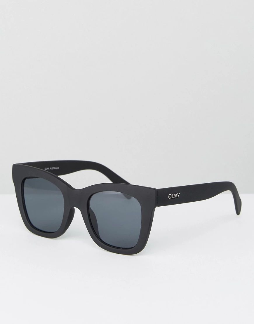 Quay Australia After Hours cat eye sunglasses in black | ASOS (Global)