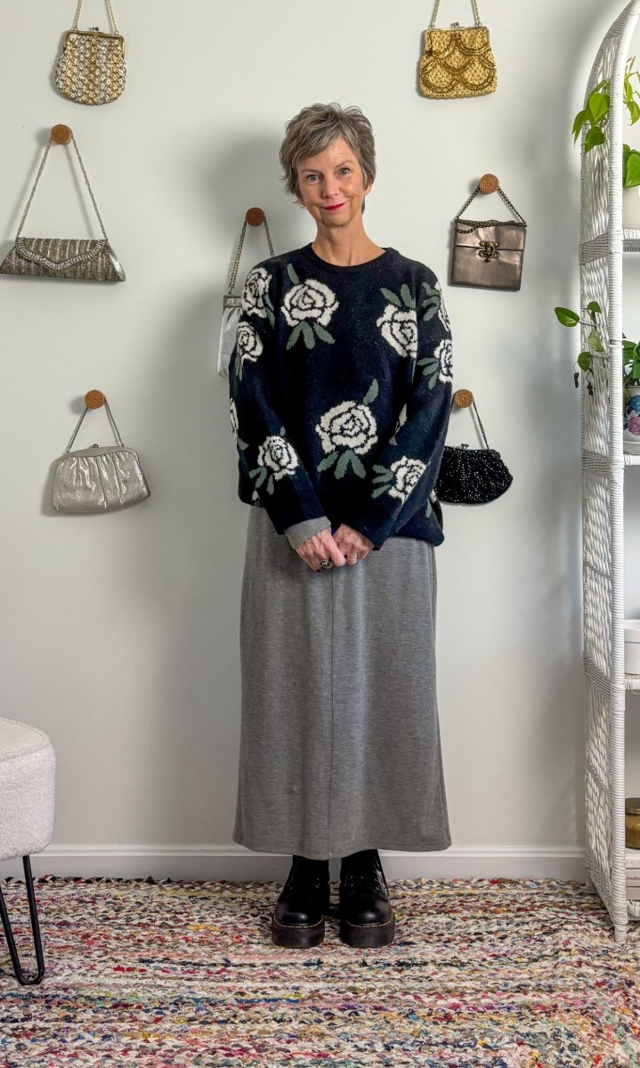 Winter uniform, sweater dress with a sweater and boots

#LTKootd #LTKdayinmylife #LTKOver40