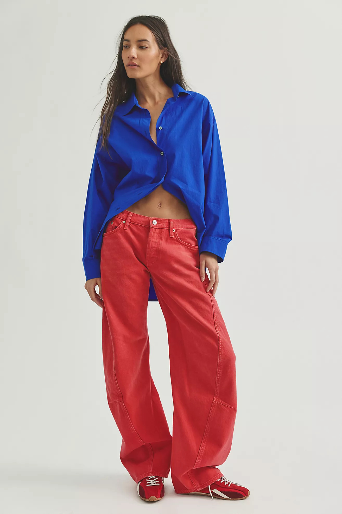 We The Free Fable Low-Rise Twisted Bowed Jeans | Free People (Global - UK&FR Excluded)