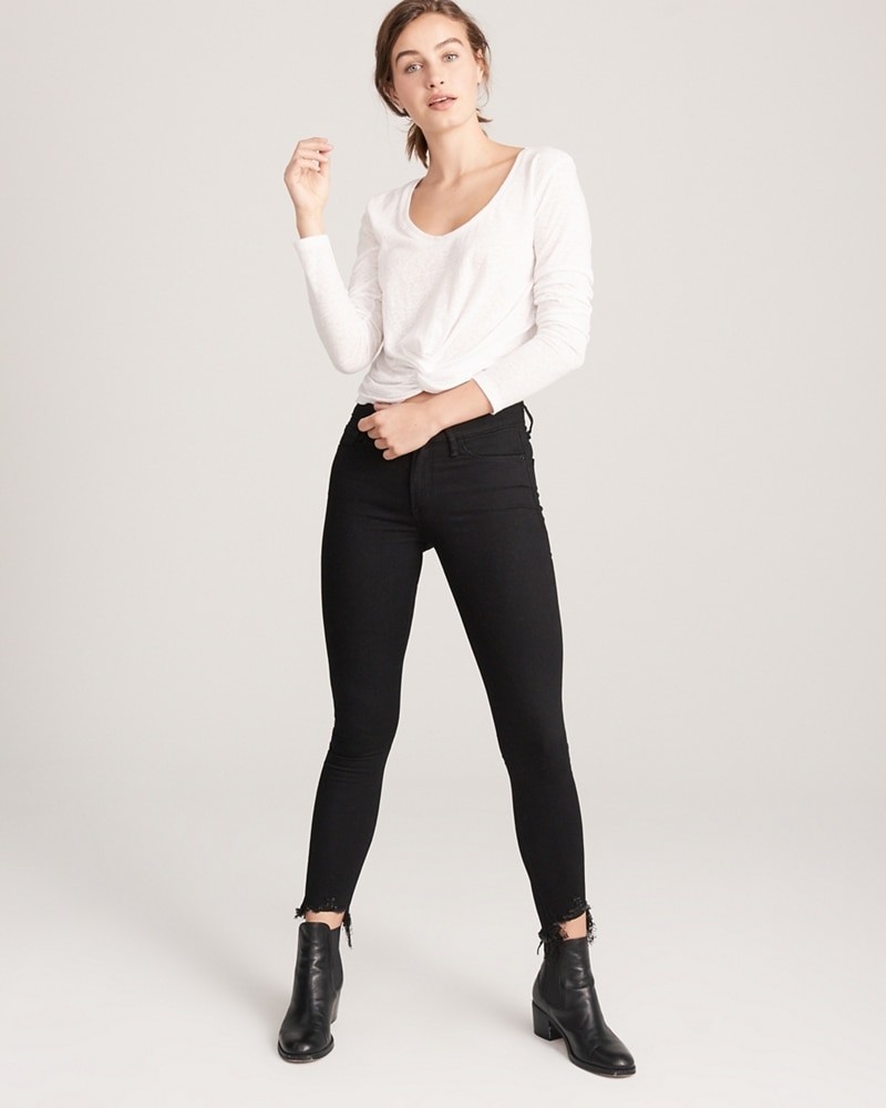 Low Rise Ankle Jeans | Abercrombie & Fitch US & UK