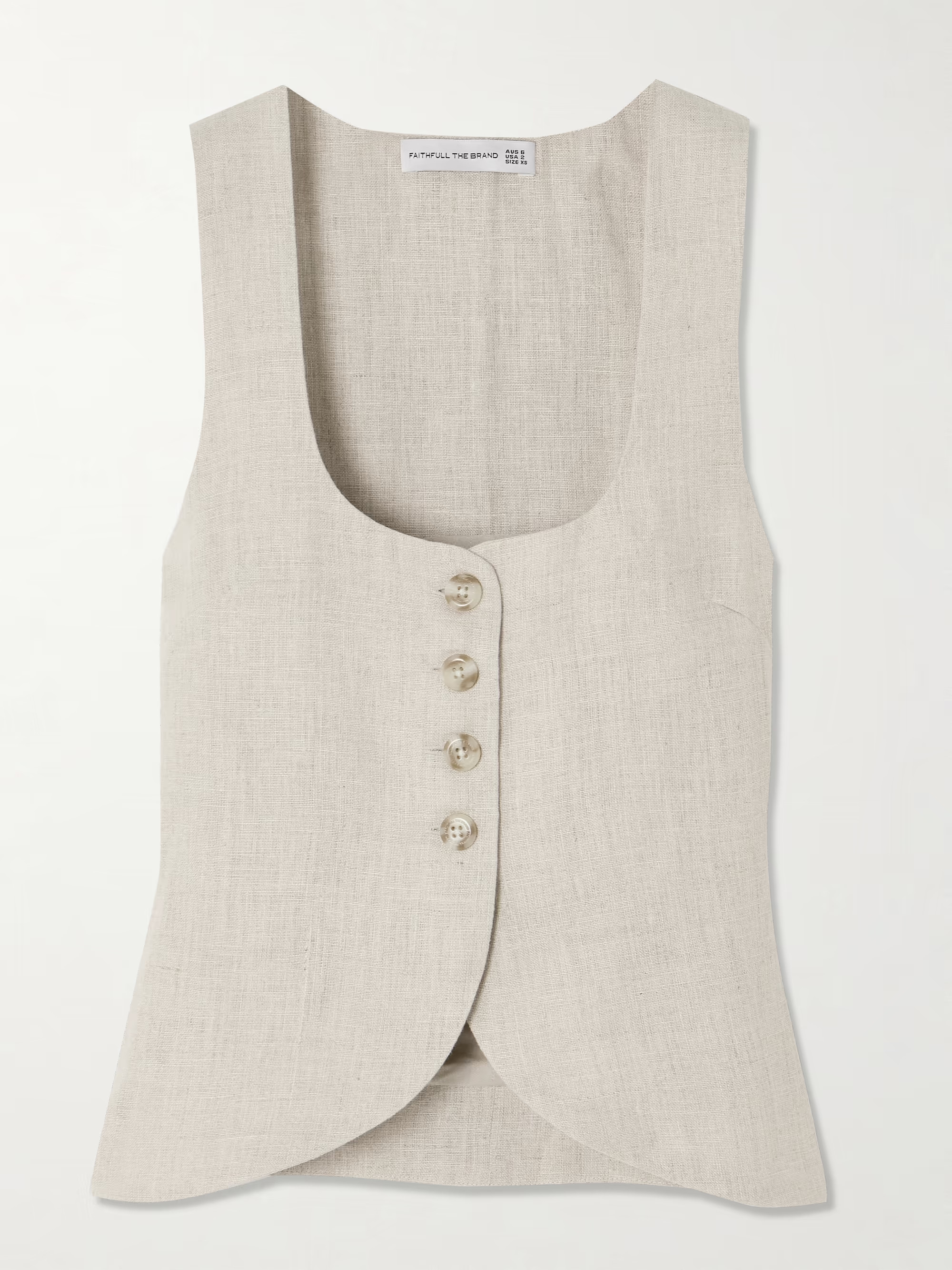 Stanze linen vest | NET-A-PORTER (US)