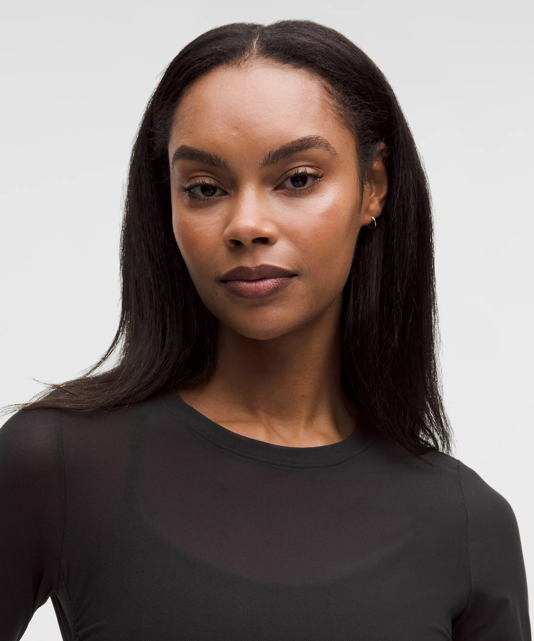 Mesh Ruched Long-Sleeve Shirt | Lululemon (US)