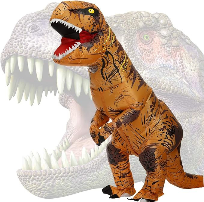 Inflatable Dinosaur Costume Dinosaur Costumes for Adult T-rex Inflatable Costumes Adult for Hallo... | Amazon (US)