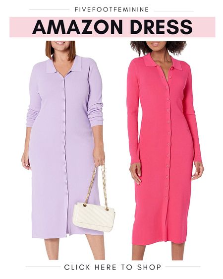 This Amazon dress is amazing!!! The fit is so good and the fabric is big quality and a stretchy knit material perfect for spring and Valentine’s Day! Available in sizes XXS - 5x 

#LTKunder100 #LTKSeasonal #LTKstyletip