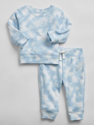 Baby Tie-Dye Sweatshirt Set | Gap Factory