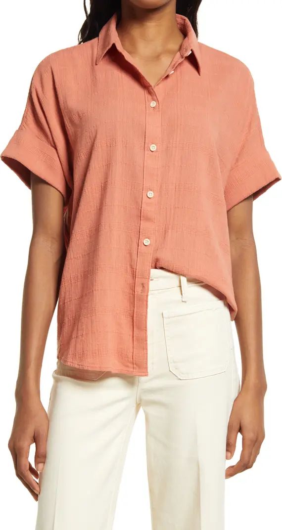 Madewell Courier Pintuck-Back Shirt | Nordstrom | Nordstrom