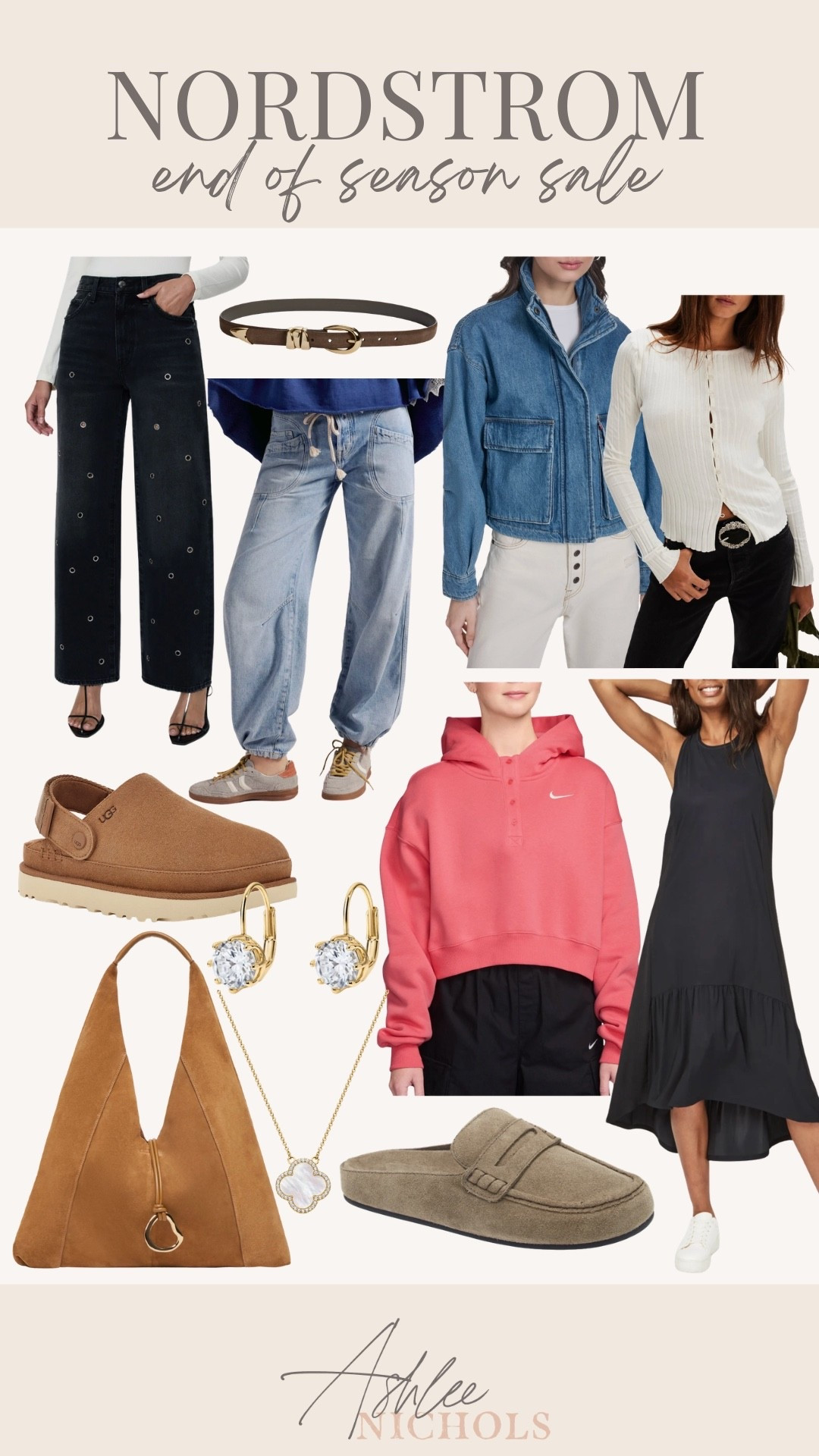 Nordstrom end of season sale!

Nike sweatshirt, denim jacket, Ugg slip ons, suede bag

#LTKSeasonal #LTKSaleAlert