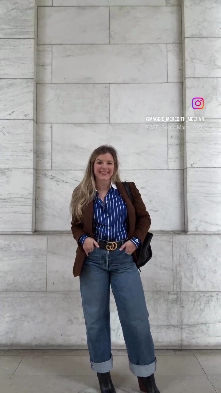 Does everyone become more preppy in fall? Answer in the comments yes or no! 

My wardrobe is filled with a collection of classic pieces but something about fall makes me want to crawl into a @ralphlauren catalog and just live there until spring. 

Jacket: @alc_ltd 
Necklace: @gorjana 
Jeans:  @citizensofhumanity 
Shoes: @veronicabeard 
Shirt: @poloralphlauren 
Sunglasses: @krewe 
Scarf: @jcrew 

#newyorkfashion #nycfashion #nycstreetstyle #nyclooks 
#ootd #outfitoftheday #wiw #injcrew #blazer
#fashionreel #styledaily #fashiondaily 
 #fallfashion #autumnstyle #urbanchic #citystyle #streetwearfashion #highfashion #ralphlaurenhome #fashionforward #newyorkcityfashionweek #fashioninny #styleinnyc #fallinnyc #ralphlauren #preppy #ralphlaurenvibes 

#LTKMidsize #LTKItBag #LTKWorkwear