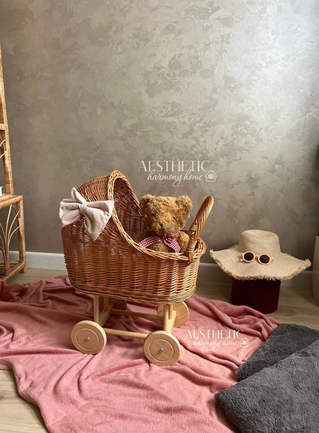 Wicker Baby Carriage, Flower Basket, Doll Pram, Wicker Doll Stroller, Wicker Doll Pram, Wicker Wi... | Etsy (US)