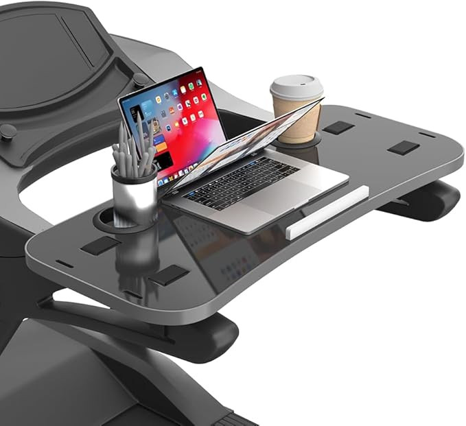 Treadmill Desk Attachment with Large Laptop Platform, Universal Ergonomic Workstation for Laptops... | Amazon (US)