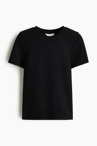H & M - Cotton T-Shirt - Black | H&M (US + CA)
