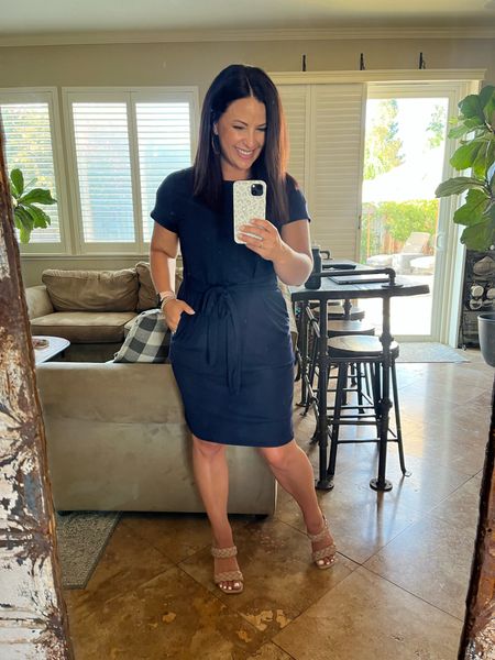 My favorite teacher workwear dress by far! This would also work great for events like a wedding or shower. It comes in lots of colors/prints and runs tts. I’m 5’2” and wearing a small. 

#LTKover40 #LTKBacktoSchool #LTKworkwear