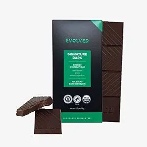 EVOLVED Chocolate Signature Dark Chocolate Bars, 2.5-oz. (Count of 8) | Amazon (US)