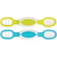 Dip & Scoop Spoons (2 Pack), Yellow & Aqua | Nuby (US)
