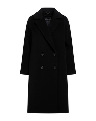 Cinzia Rocca Woman Coat Black Size 6 Wool, Polyamide, Cashmere | YOOX (US)