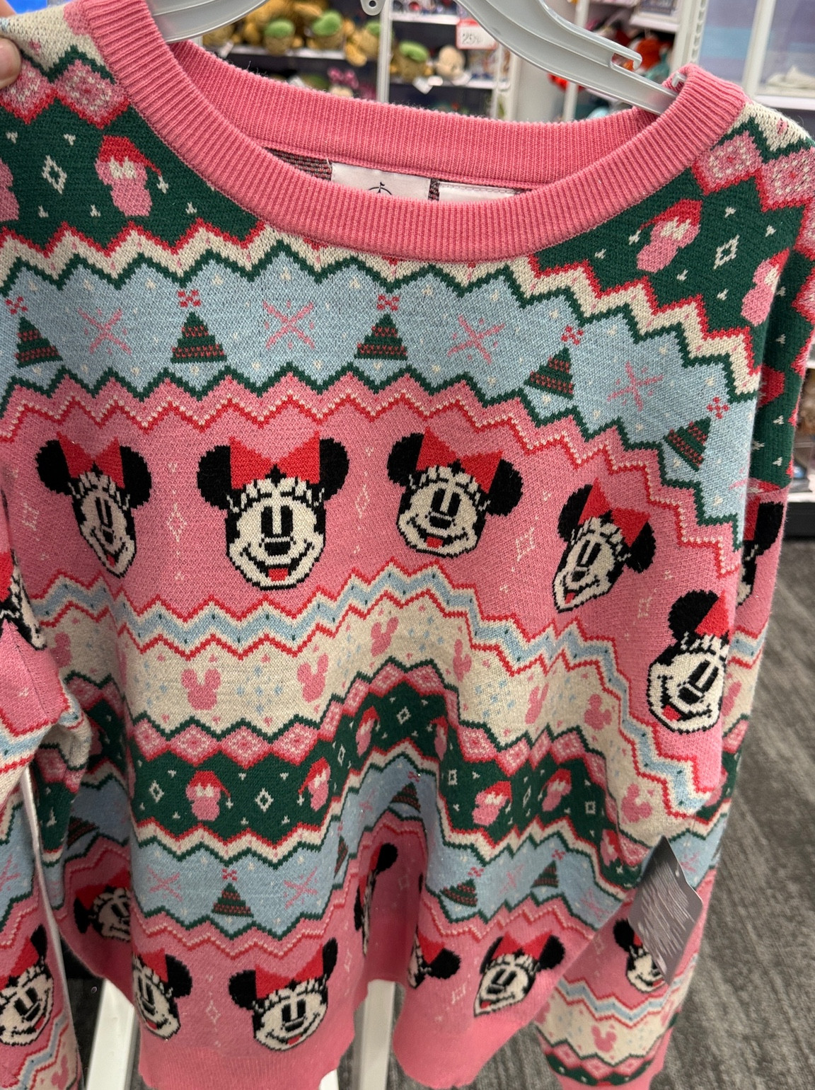 Minnie Disney sweater #disney #minnie #minniemouse #christmas #christmassweater #cute #cutechristmasoutfit #holidayoutfit 

#LTKHoliday #LTKFindsUnder100