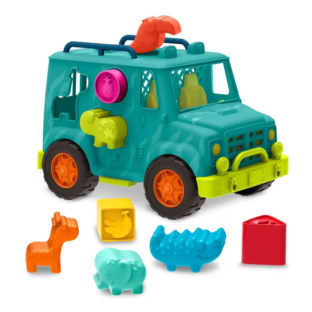 B. toys Animal Rescue Shape Sorter Truck - Happy Cruisers, Rollin' Animal Rescue | Target