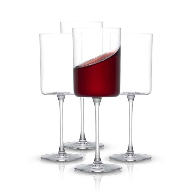 JoyJolt Claire Crystal Red Wine Glasses –  Set of 4 - 14-Ounce Wine Glass Set | Target