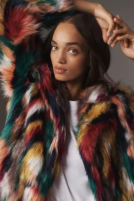 Hutch Faux-Fur Jones Coat | Anthropologie (US)
