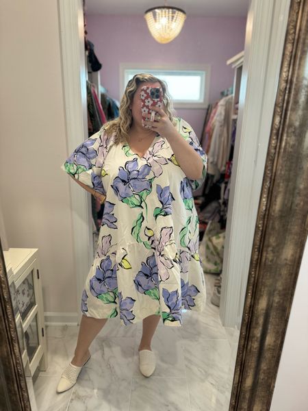 Happy Friday! I broke out this gorgeous new target dress to wear today. I absolutely love the big bold floral print. You could size down one in this dress. I’m in the 3X and it’s roomy  

#LTKfindsunder50 #LTKplussize #LTKstyletip