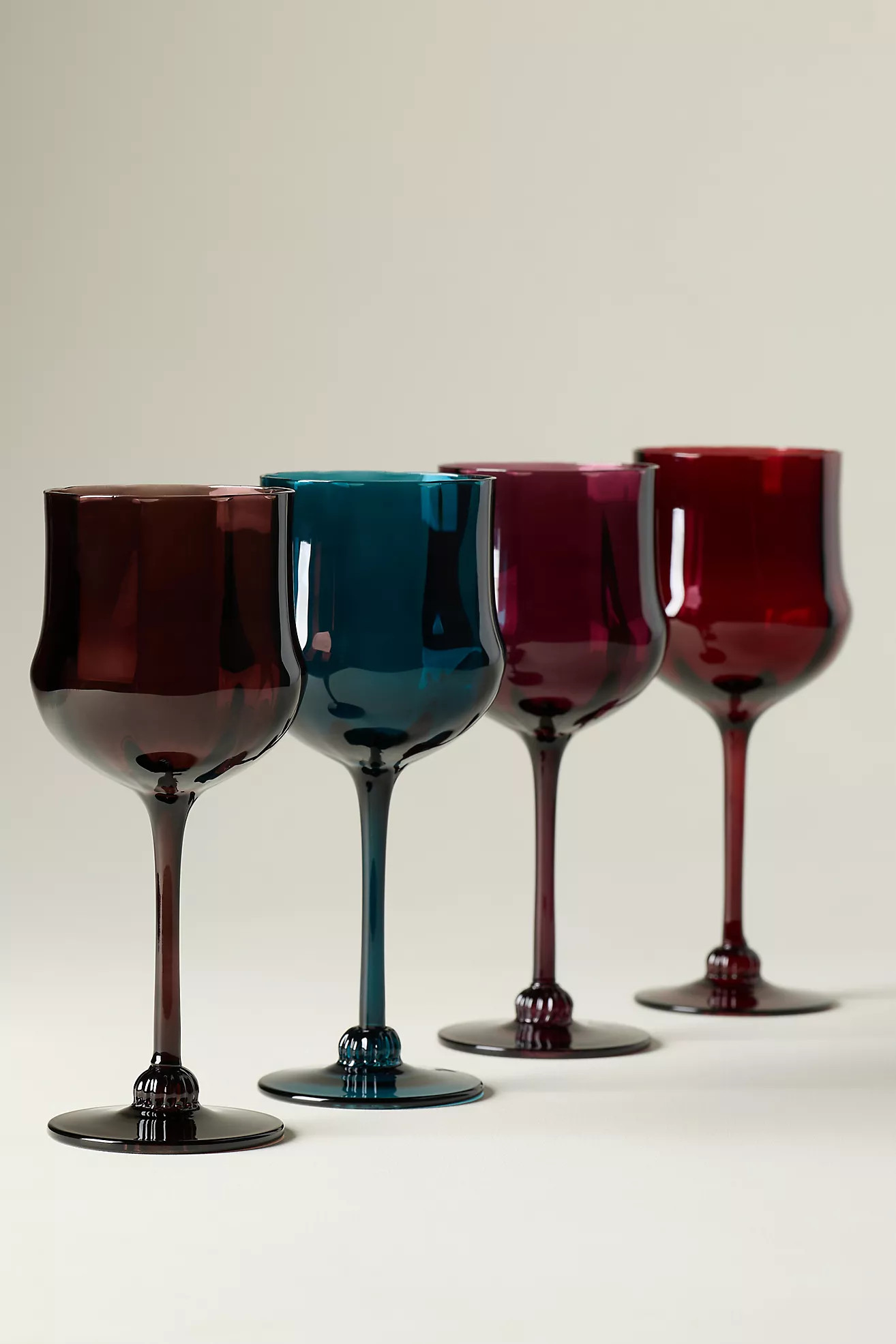 Cybelle Wine Glasses, Set of 4 | Anthropologie (US)