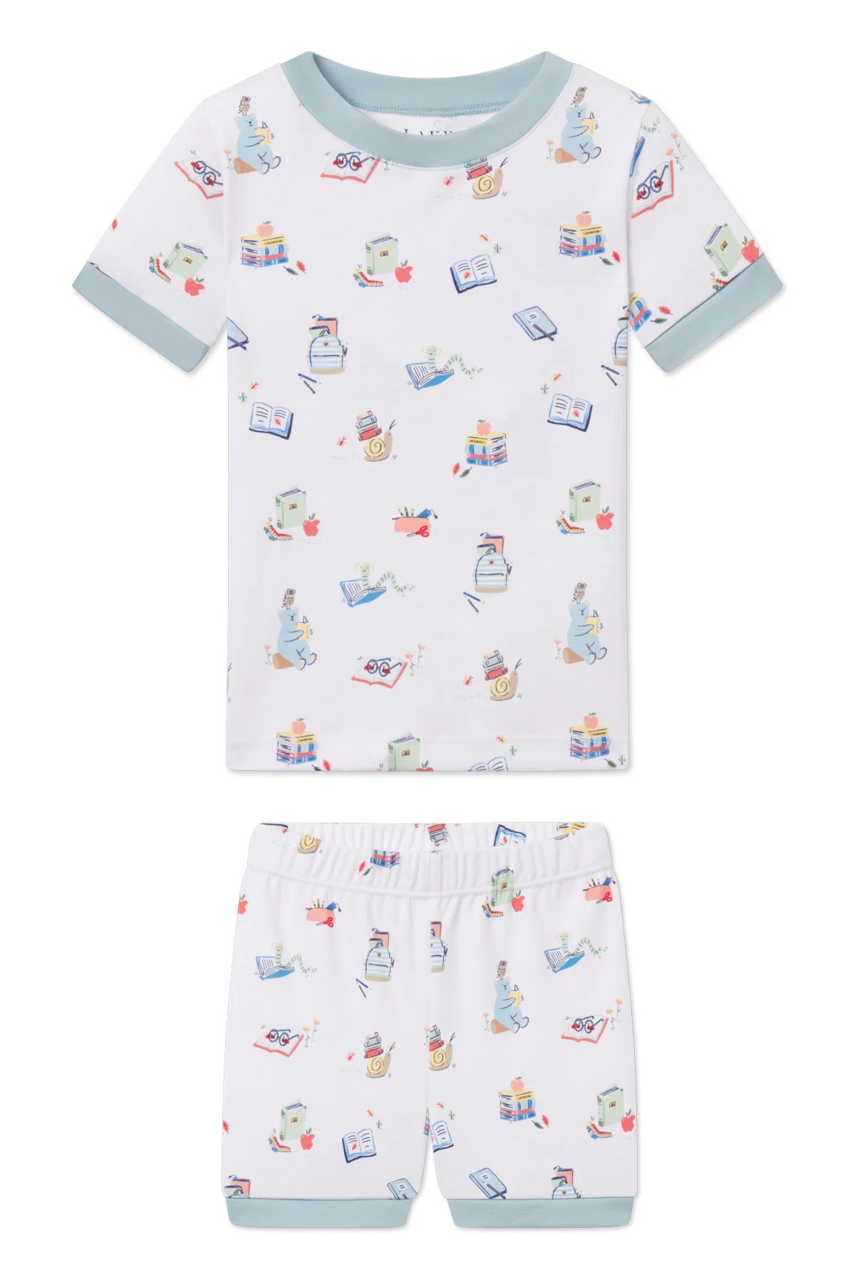 Kids Shorts Set in Seabrook Heritage Stripe | Lake Pajamas