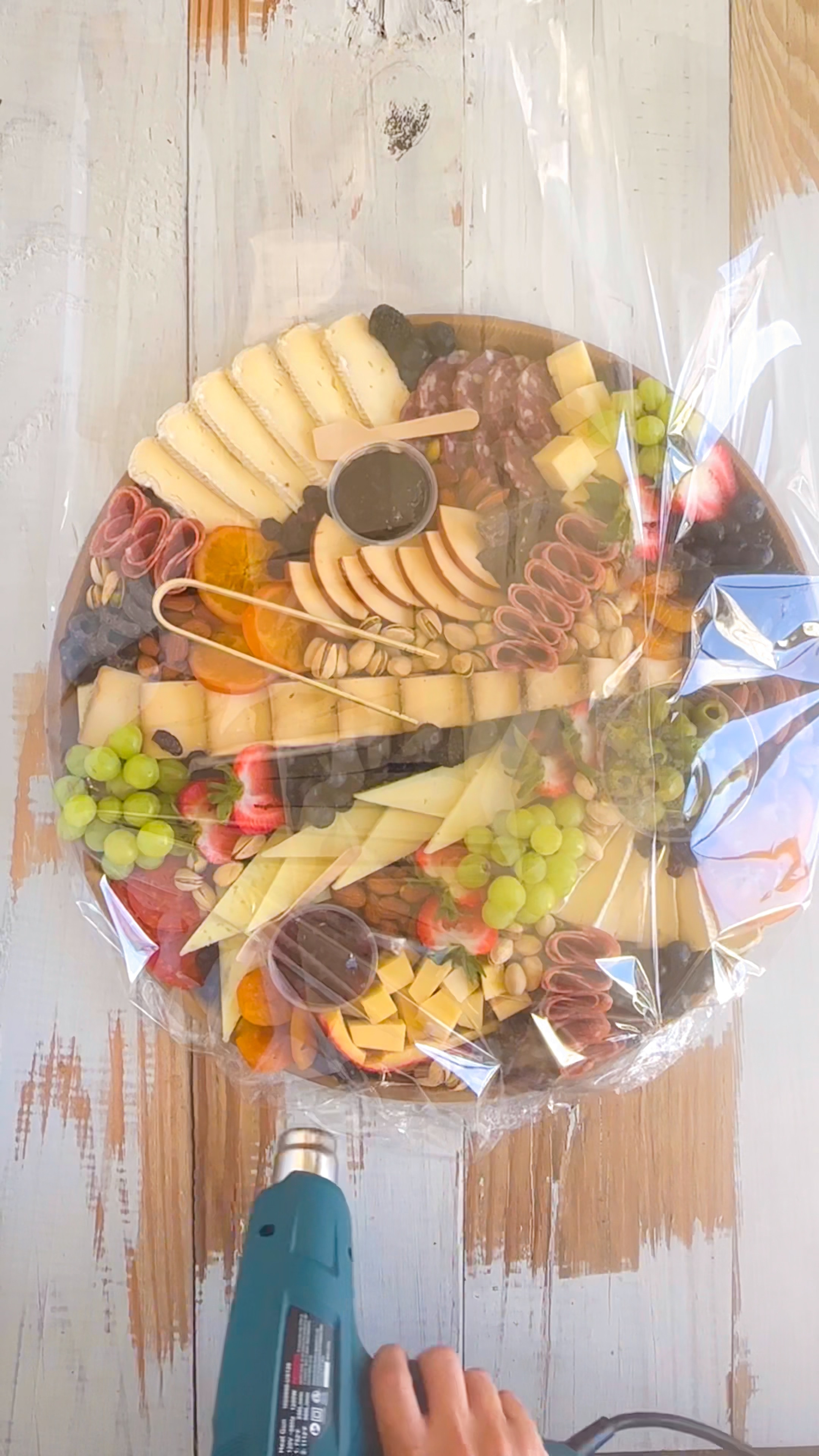 Shrink wrapping/heat gun 

#LTKVideo #LTKParties #LTKHome