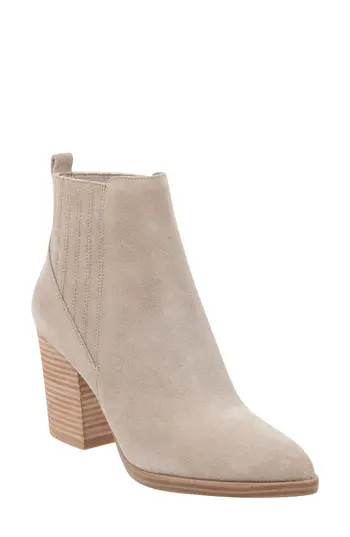 Marc Fisher LTD Alva Bootie in Cloud Suede at Nordstrom Rack, Size 7.5 | Nordstrom Rack
