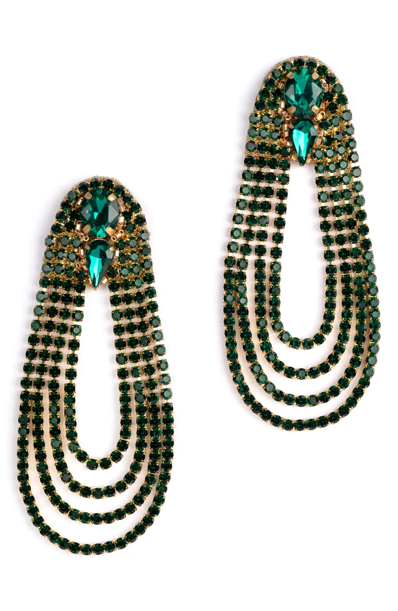 Deepa Gurnani Eliana Crystal Drop Earrings | Nordstrom | Nordstrom
